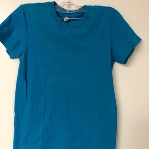 American apparel blue shirt